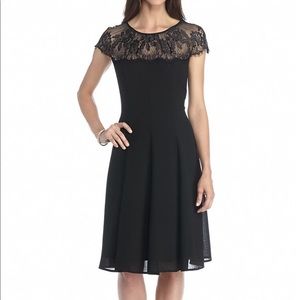 Lace Fit & Flare A line Dress wedding formal